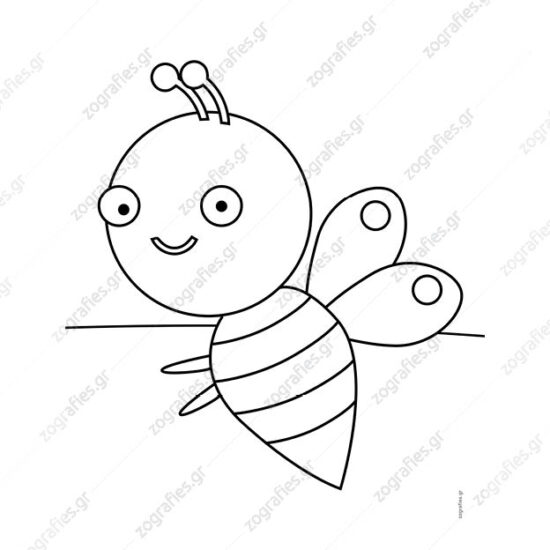 μέλισσα ζωγραφική
