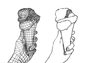 Παγωτό - Άσκηση με γραμμές / Σχεδιάζω