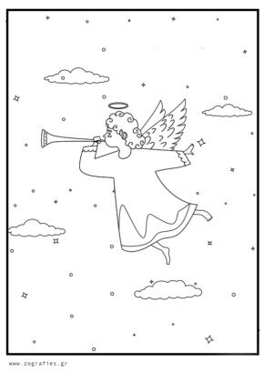 Αγγελάκι στον ουρανό / Ζωγραφική